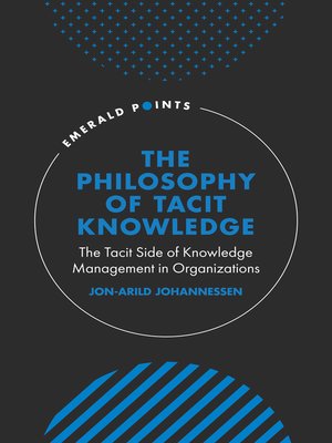 cover image of The Philosophy of Tacit Knowledge